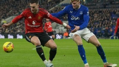 Everton vs Manchester United Premier League gol Benjamin Sesko