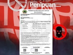 Hoaks Pemesanan Barang Atas Nama Dinas Pendidikan Jateng