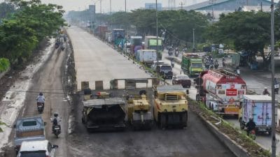 erbaikan jalan nasional di Jawa Tengah jelang mudik Lebaran