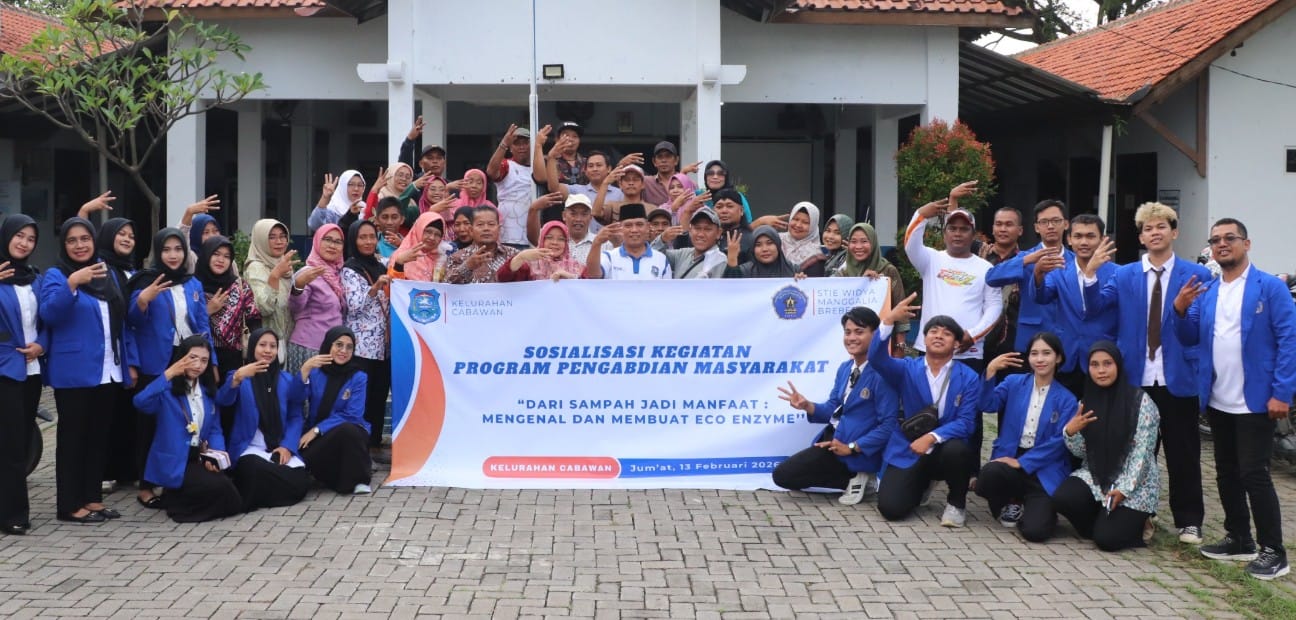 Pelatihan eco enzyme Cabawan di Aula Kelurahan Cabawan Kota Tegal