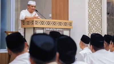 Tarawih Keliling Jateng bersama Gubernur Ahmad Luthfi di Masjid At-Taqwa
