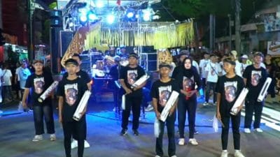 Pawai tradisi Thong-Thong Lek Rembang saat Ramadan