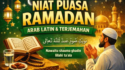 Niat puasa Ramadan Arab latin dan terjemahannya lengkap