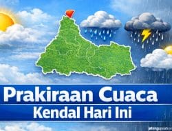 Prakiraan Cuaca Kendal Hari Ini 16–22 Maret 2026, Berawan dan Hujan Ringan Sore