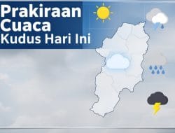 Cuaca Kudus Hari Ini 9 Maret 2026: Cerah Sepanjang Hari, Berawan Malam