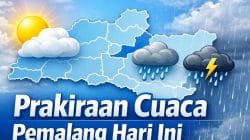 Prakiraan cuaca Pemalang hari ini 9 Maret 2026 berawan pagi hingga hujan ringan sore hari