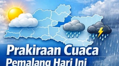 Prakiraan cuaca Pemalang hari ini 9 Maret 2026 berawan pagi hingga hujan ringan sore hari