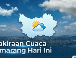 Prakiraan Cuaca Semarang Hari Ini 16–22 Maret 2026, Hujan Ringan Sore Hari