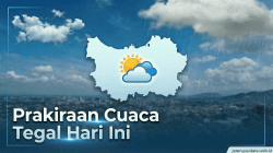 Prakiraan cuaca Tegal hari ini 9 Maret 2026 cerah berawan pagi hingga hujan ringan malam hari