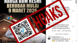Hoaks Harga BBM Naik Maret 2026, Pertamina dan ESDM Tegaskan Tidak Benar