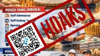 Klarifikasi hoaks lowongan kerja Perum Bulog yang beredar di media sosial TikTok