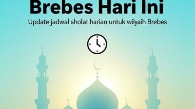 Jadwal Sholat Brebes Hari Ini 12 Maret 2026 Lengkap Subuh hingga Isya