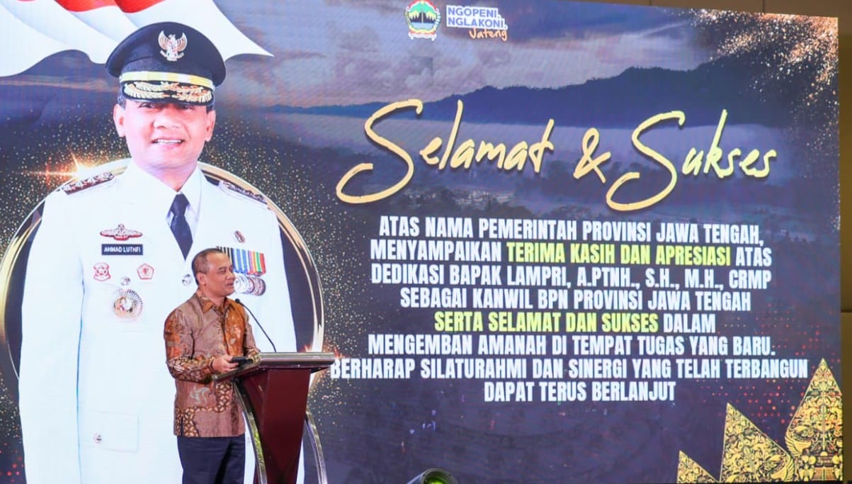 Ahmad Luthfi bahas lahan sawah dilindungi Jateng