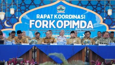 Rapat koordinasi persiapan mudik Lebaran Jawa Tengah di Semarang