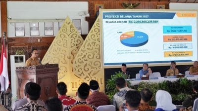 Bupati Sragen Sigit Pamungkas membuka Musrenbang Kabupaten Sragen 2027 di Pendopo Sumonegaran