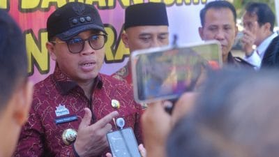 Wali Kota Magelang Damar Prasetyono memimpin apel siaga Operasi Pekat 2026 di Mapolres Magelang Kota