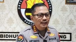 Kabid Humas Polda Jateng Artanto menyampaikan skema pengamanan mudik Lebaran 2026 di Mapolda Jateng
