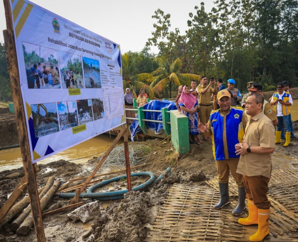 Progres perbaikan Jalan Semarang Godong capai 75 persen