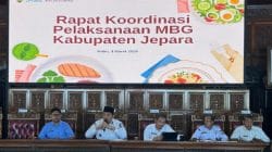 Rapat koordinasi Program Makan Bergizi Gratis Jepara di Pendapa Kartini