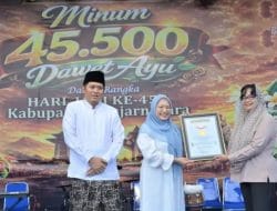 Dawet Ayu Banjarnegara Pecahkan Rekor Dunia, 45.500 Gelas Disajikan Saat Bukber