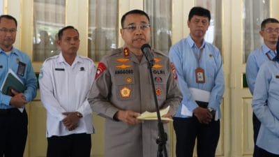 Kapolda DIY Irjen Pol Anggoro Sukartono menyampaikan rencana fungsionalisasi Tol Purwomartani untuk arus balik Lebaran 2026 di Kompleks Kepatihan Yogyakarta