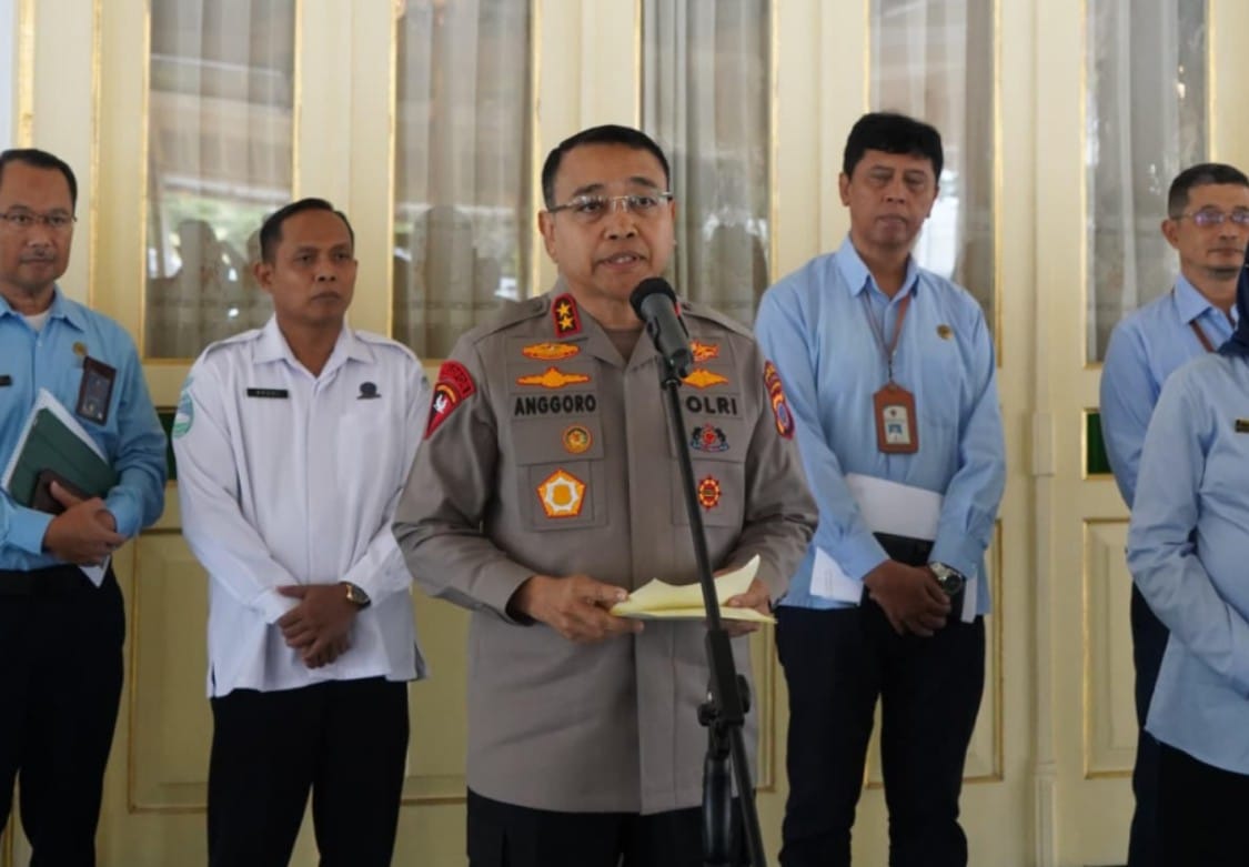 Kapolda DIY Irjen Pol Anggoro Sukartono menyampaikan rencana fungsionalisasi Tol Purwomartani untuk arus balik Lebaran 2026 di Kompleks Kepatihan Yogyakarta