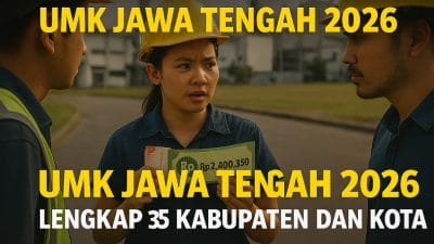 Daftar lengkap UMK Jawa Tengah 2026 untuk 35 kabupaten dan kota dari tertinggi hingga terendah