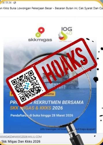 Hoaks Rekrutmen SKK Migas 2026 Tautan Palsu Cek Fakta